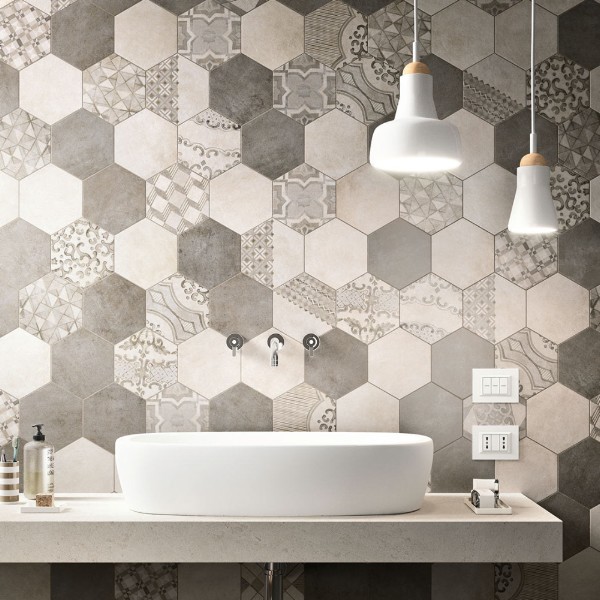 Marazzi Clays - Gres porcellanato per pavimenti effetto cotto cemento